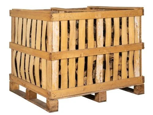 Kiln-Dried Oak Firewood Crate